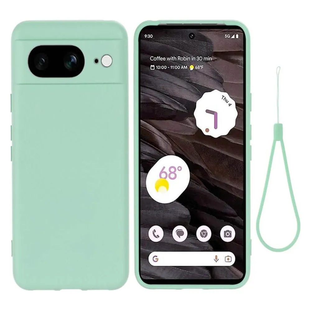 Cover-Discount Google Pixel 8 - Silikon Gummi Hülle grün