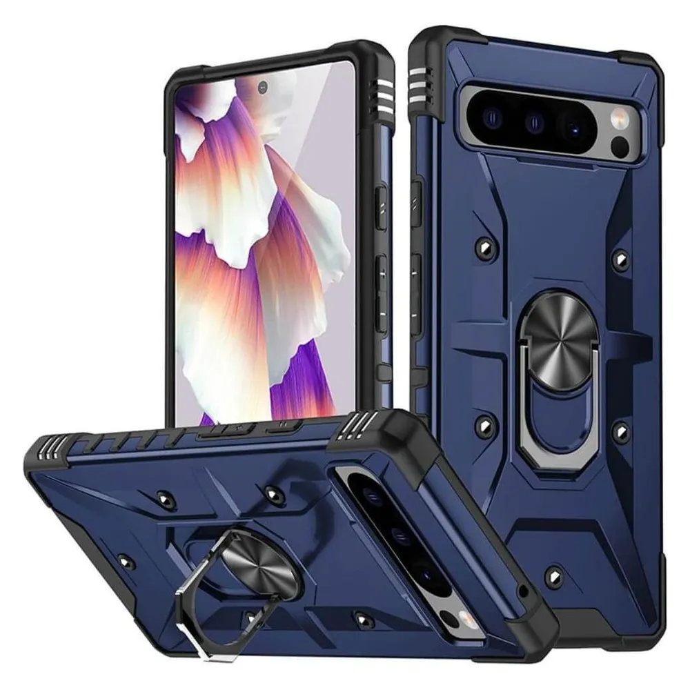 Cover-Discount Google Pixel 8 - Armor Case mit Kickstand blau