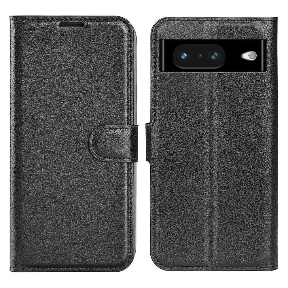 Cover-Discount Google Pixel 8 - Leder Etui Hülle schwarz