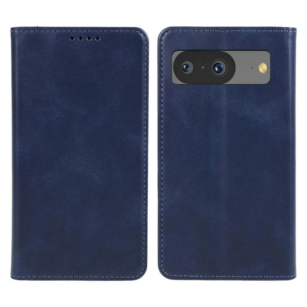 Cover-Discount Google Pixel 8 - Stand Flip Case Hülle dunkelblau