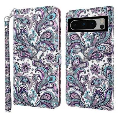 Cover-Discount Google Pixel 8 - Etui Glitzer Effekt Paisley