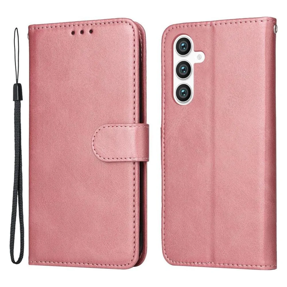 Cover-Discount Galaxy S23 FE - Premium Handyhülle Etui rosa