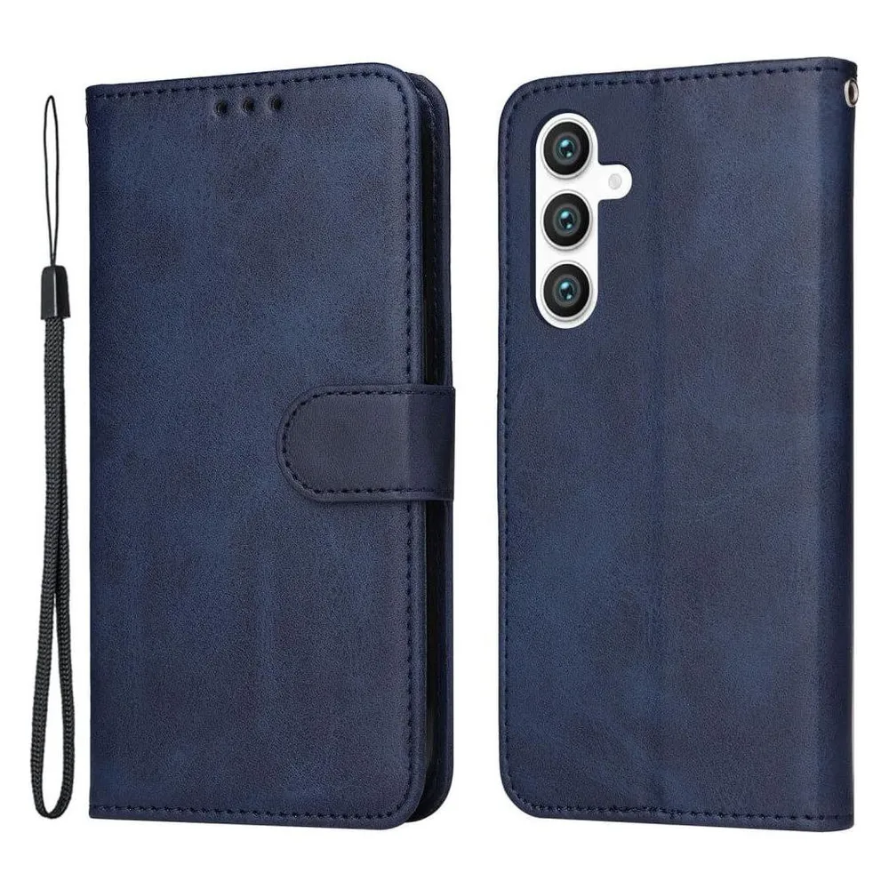 Cover-Discount Galaxy S23 FE - Premium Handyhülle Etui blau