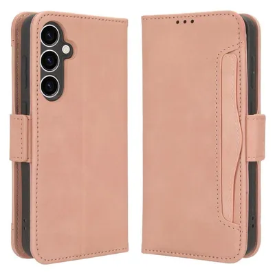 Cover-Discount Galaxy S23 FE - Etui mit vielen Kartenfächer rosa