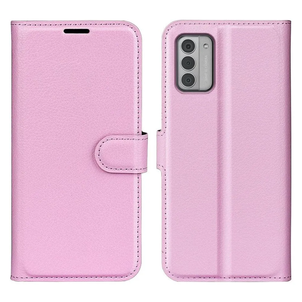 Cover-Discount Nokia G42 - Leder Etui Hülle rosa