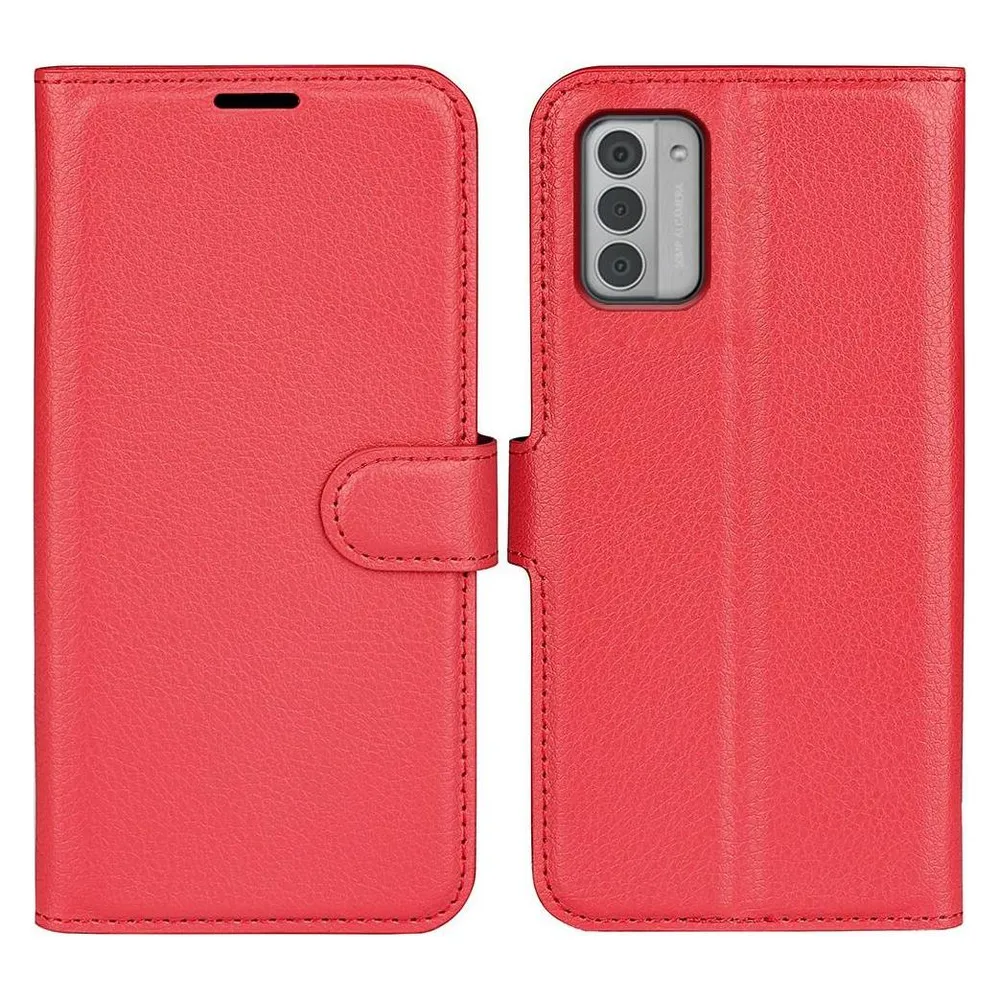 Cover-Discount Nokia G42 - Leder Etui Hülle rot