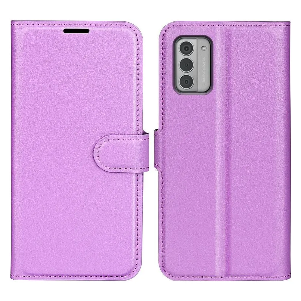 Cover-Discount Nokia G42 - Leder Etui Hülle violett