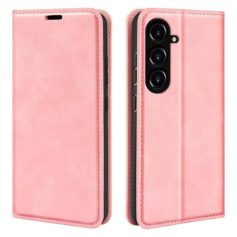Cover-Discount Galaxy S23 FE - Stand Flip Case Hülle rosa
