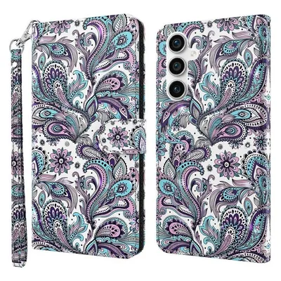 Cover-Discount Galaxy S23 FE - Etui Glitzer Effekt Paisley