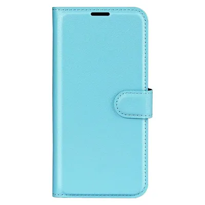 Cover-Discount OPPO A78 4G - Leder Etui Hülle hellblau