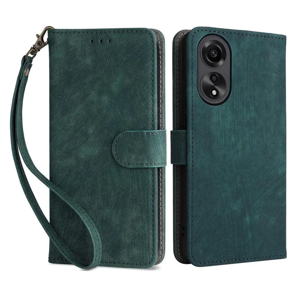 Cover-Discount OPPO A78 4G - Etui mit RFID Blocker grün