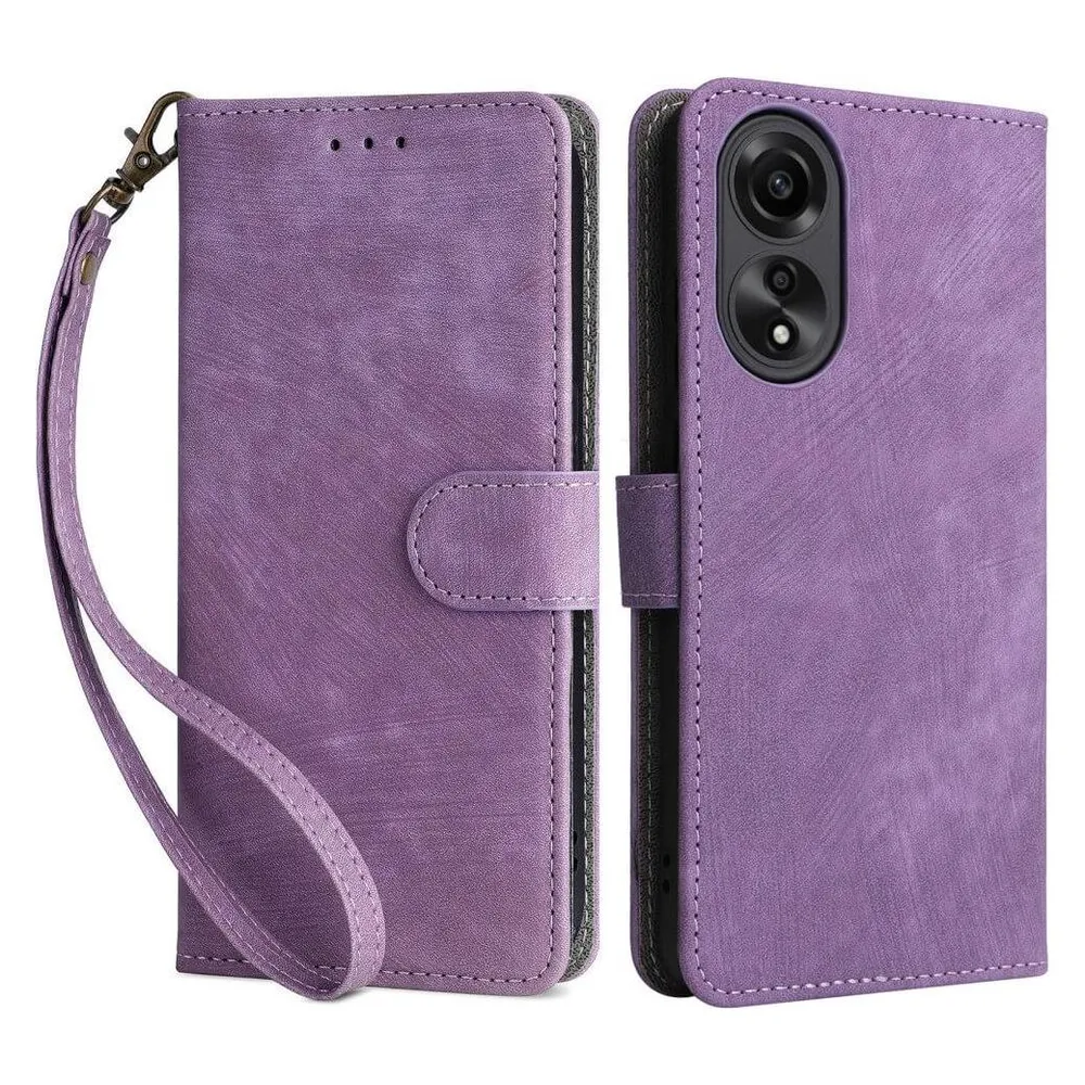 Cover-Discount OPPO A78 4G - Etui mit RFID Blocker violett