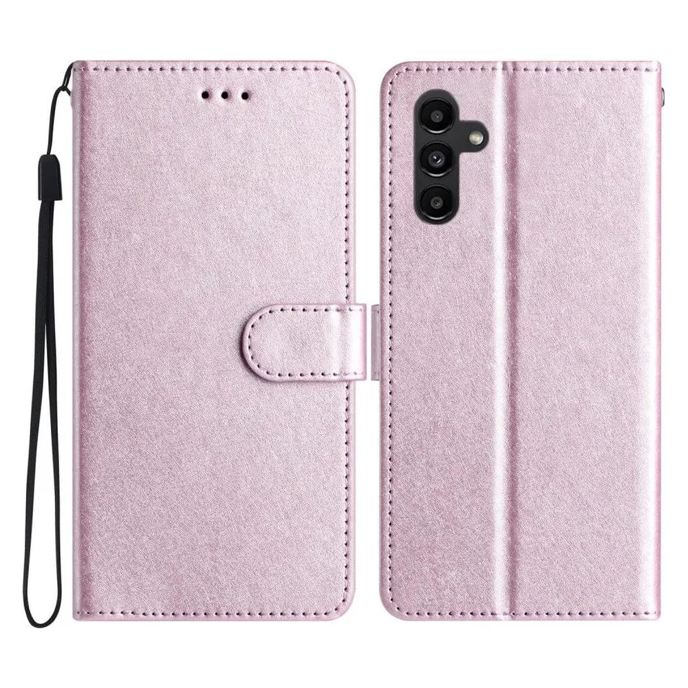 Cover-Discount Galaxy S23 FE - Silk Texture Etui Hülle rosa