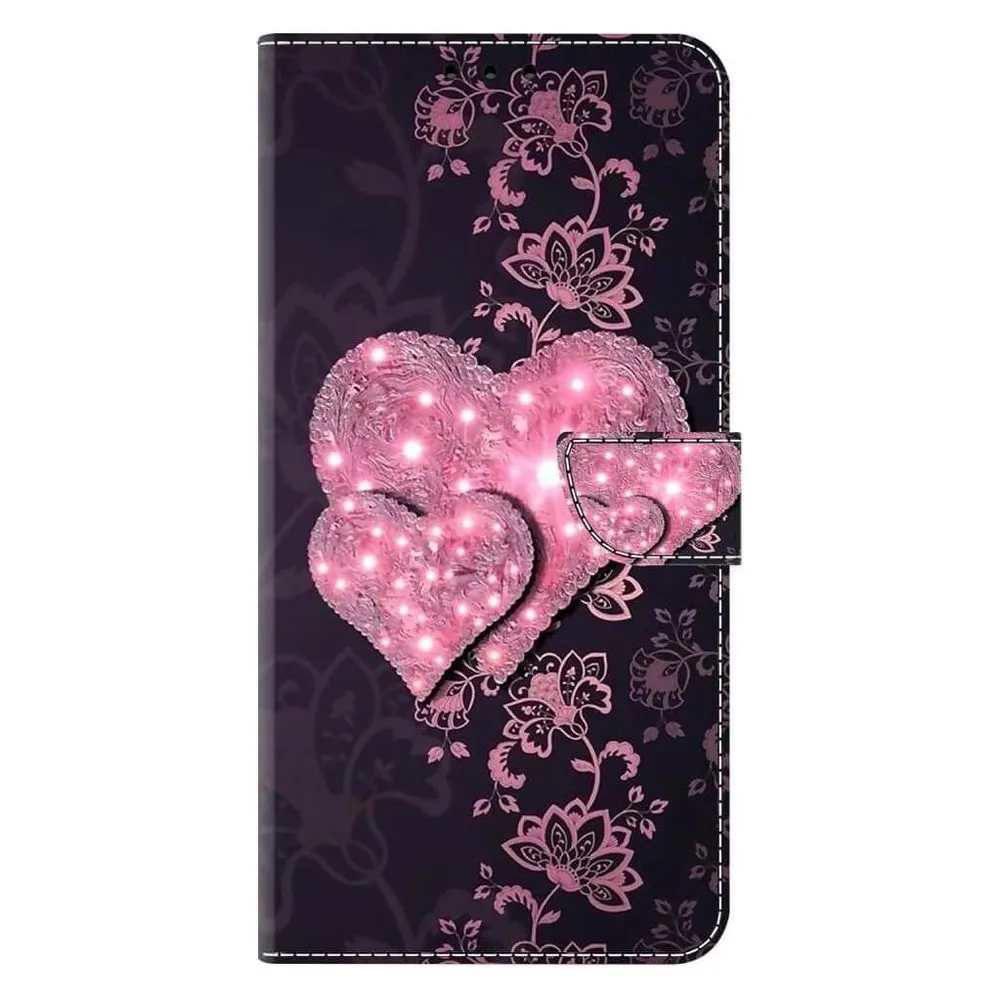 Cover-Discount iPhone 15 Plus - 3D-Effekt Hülle Etui Herzen