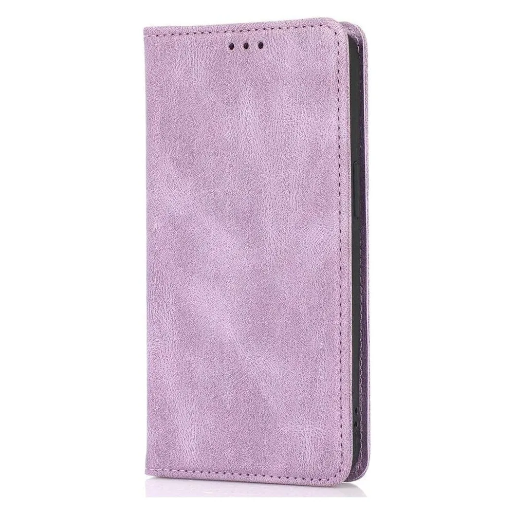 Cover-Discount iPhone 15 Plus - Vintage Flip Case Hülle violett