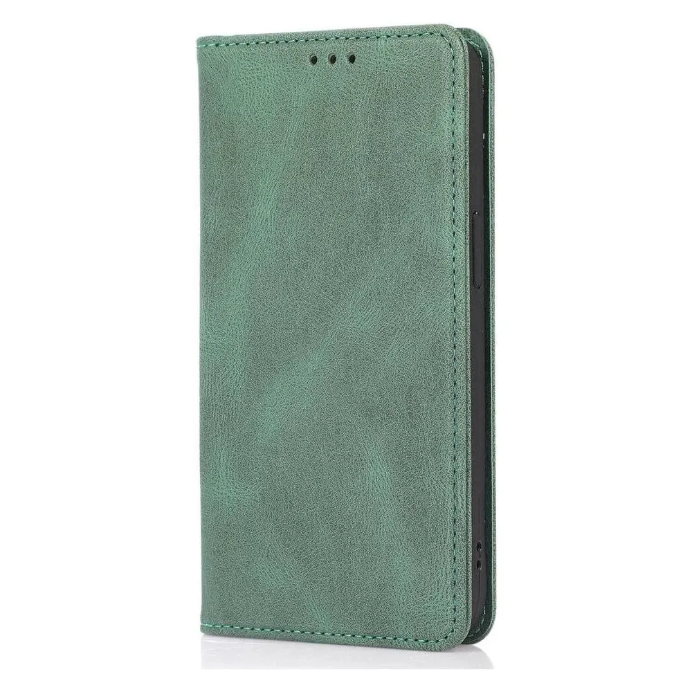 Cover-Discount iPhone 15 - Vintage Flip Case Hülle dunkelblau