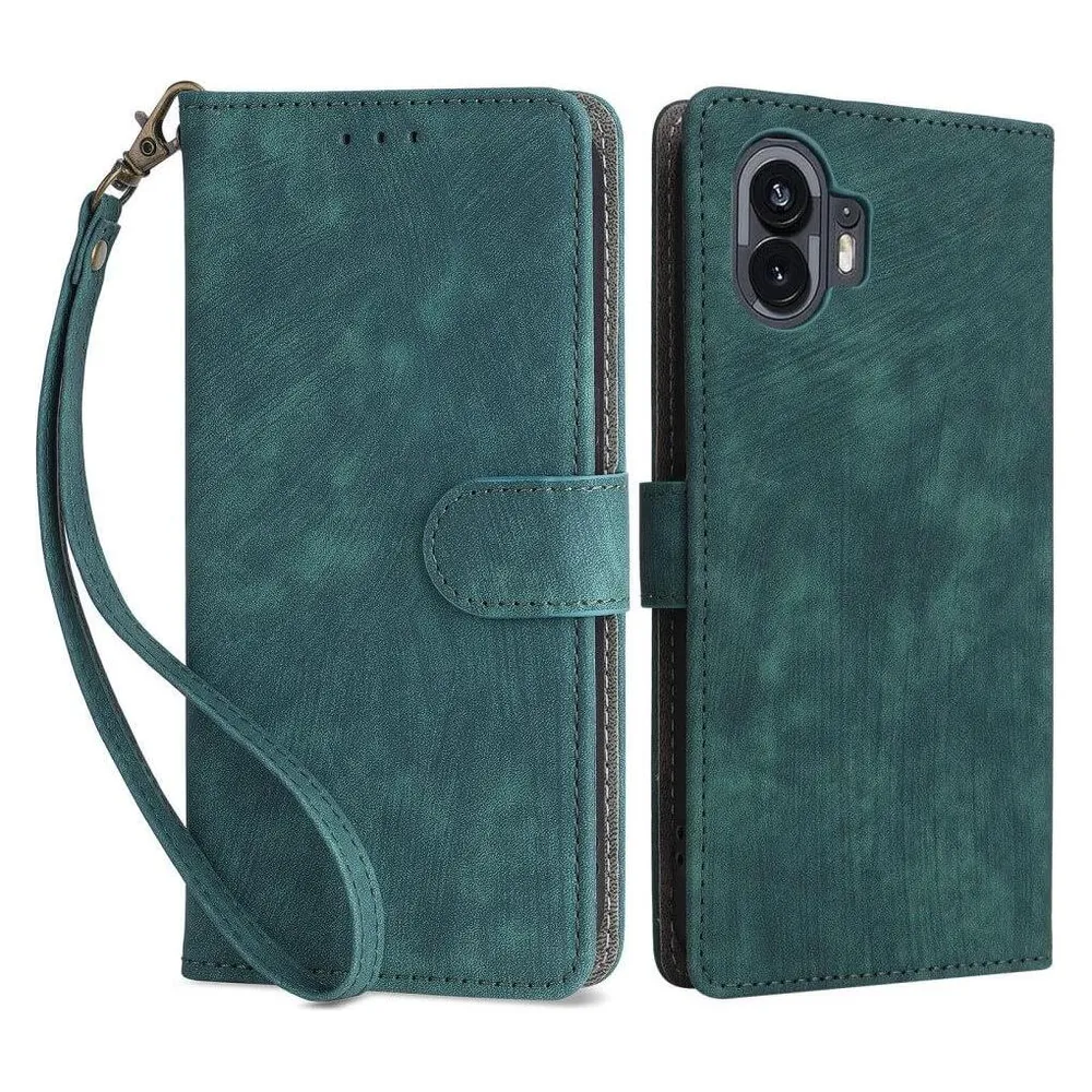 Cover-Discount Nothing Phone (2) - Etui mit RFID Blocker grün (Nothing Phone (2))