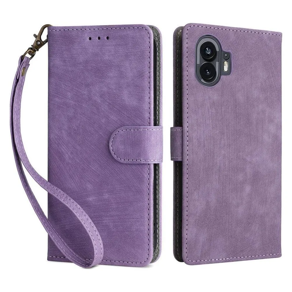 Cover-Discount Nothing Phone (2) - Etui mit RFID Blocker violett (Nothing Phone (2))