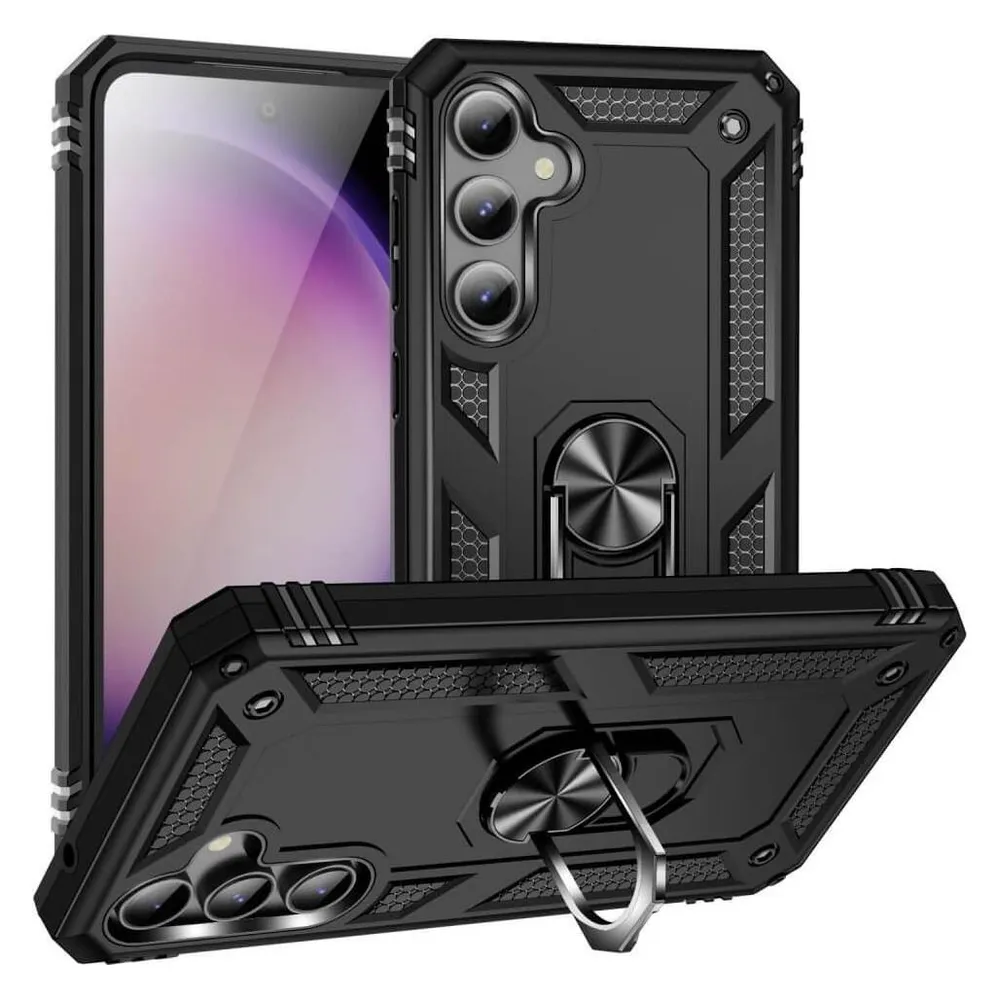 Cover-Discount Galaxy S23 FE - Armor Case mit Kickstand schwarz