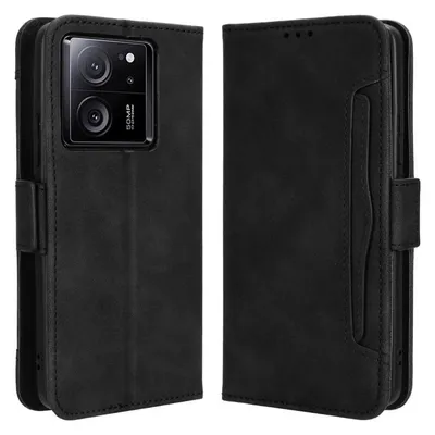 Cover-Discount Xiaomi 13T / 13T Pro - Etui mit vielen Kartenfächer schwarz