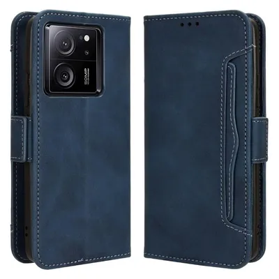Cover-Discount Xiaomi 13T / 13T Pro - Etui mit vielen Kartenfächer dunkelblau