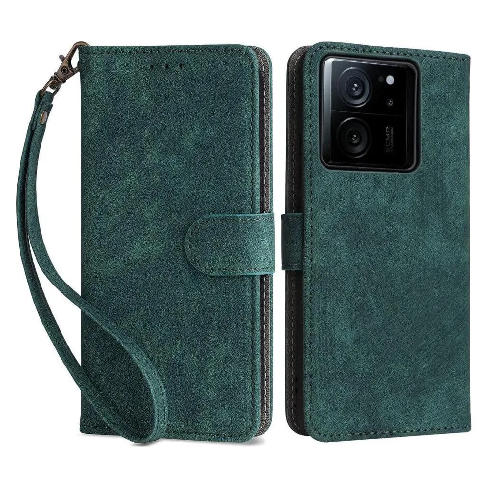 Cover-Discount Xiaomi 13T / 13T Pro - Etui mit RFID Blocker grün