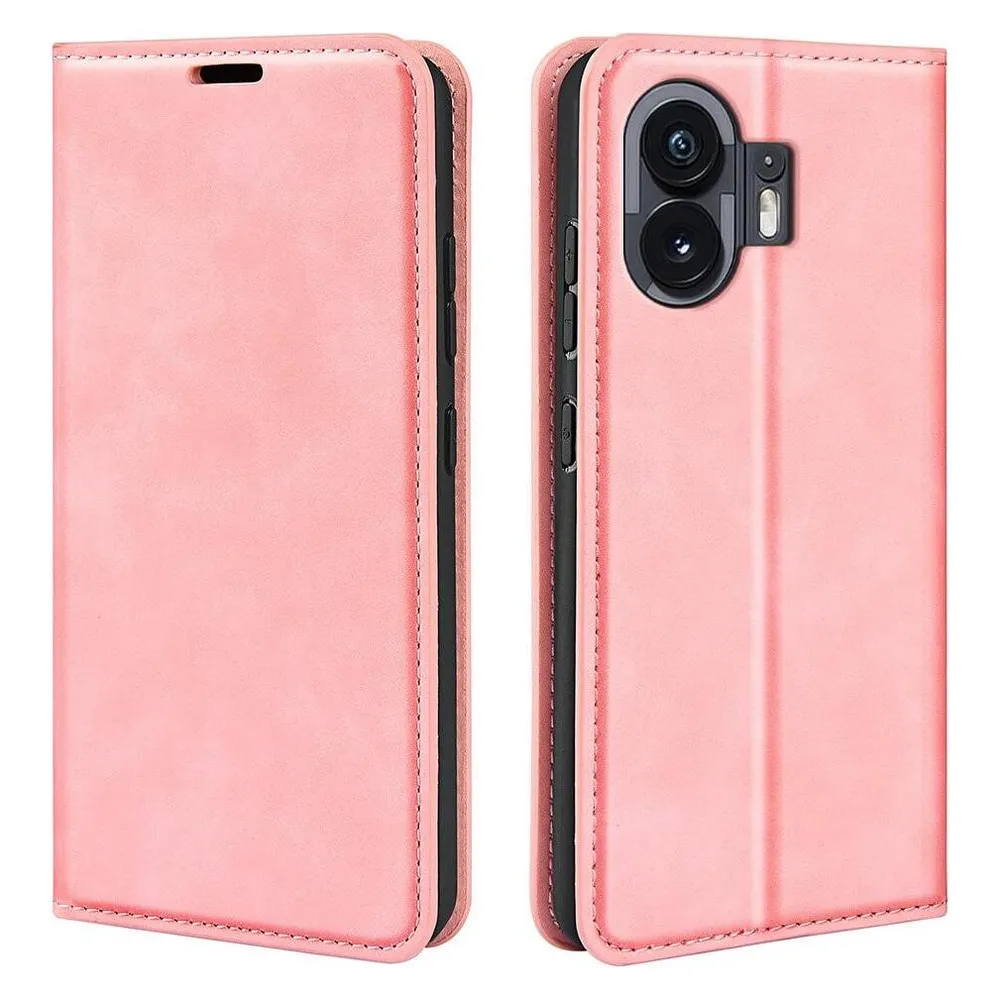 Cover-Discount Nothing Phone (2) - Stand Flip Case Hülle rosa (Nothing Phone (2))