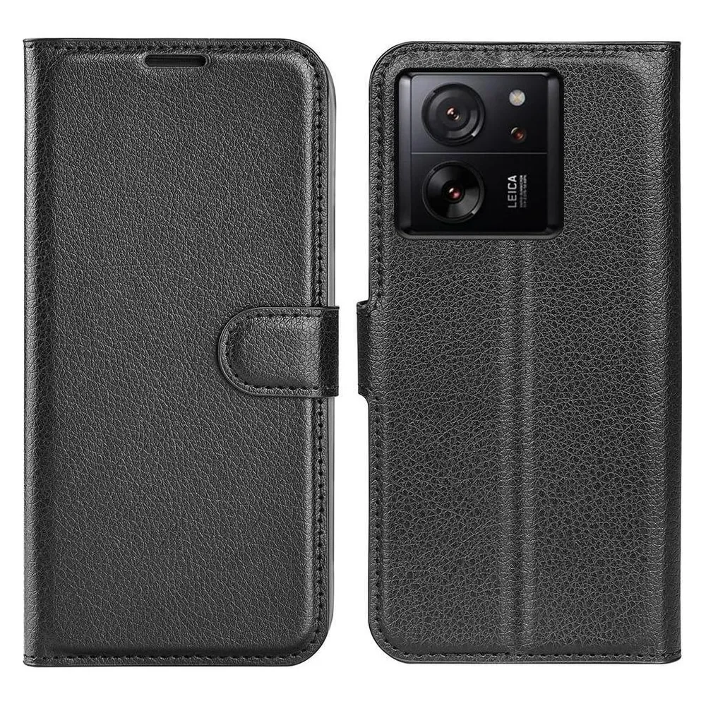 Cover-Discount Xiaomi 13T / 13T Pro - Leder Etui Hülle schwarz
