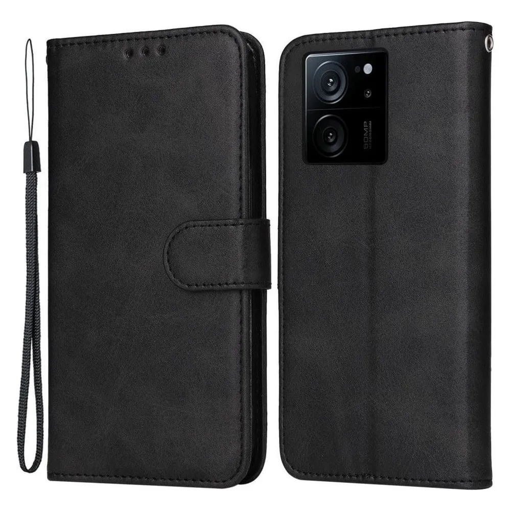 Cover-Discount Xiaomi 13T / 13T Pro - Premium Handyhülle Etui schwarz
