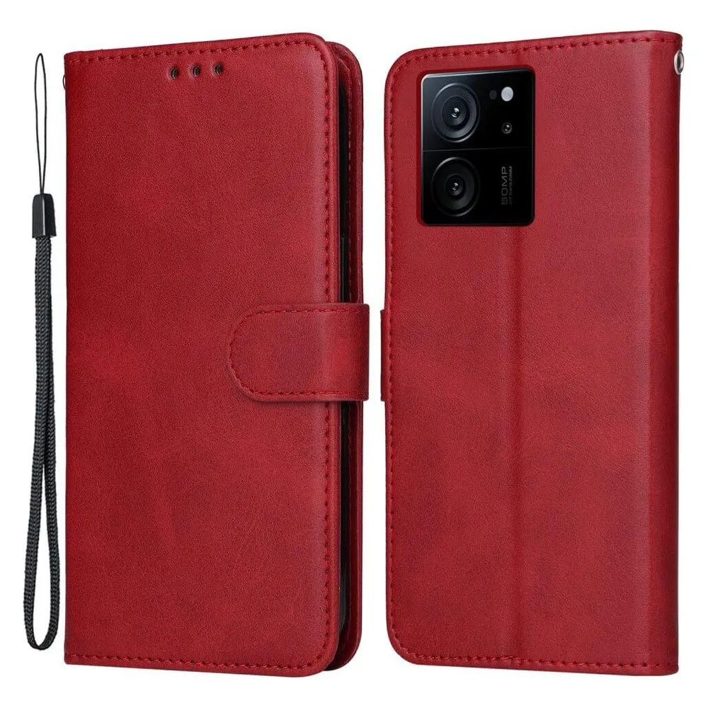 Cover-Discount Xiaomi 13T / 13T Pro - Premium Handyhülle Etui rot
