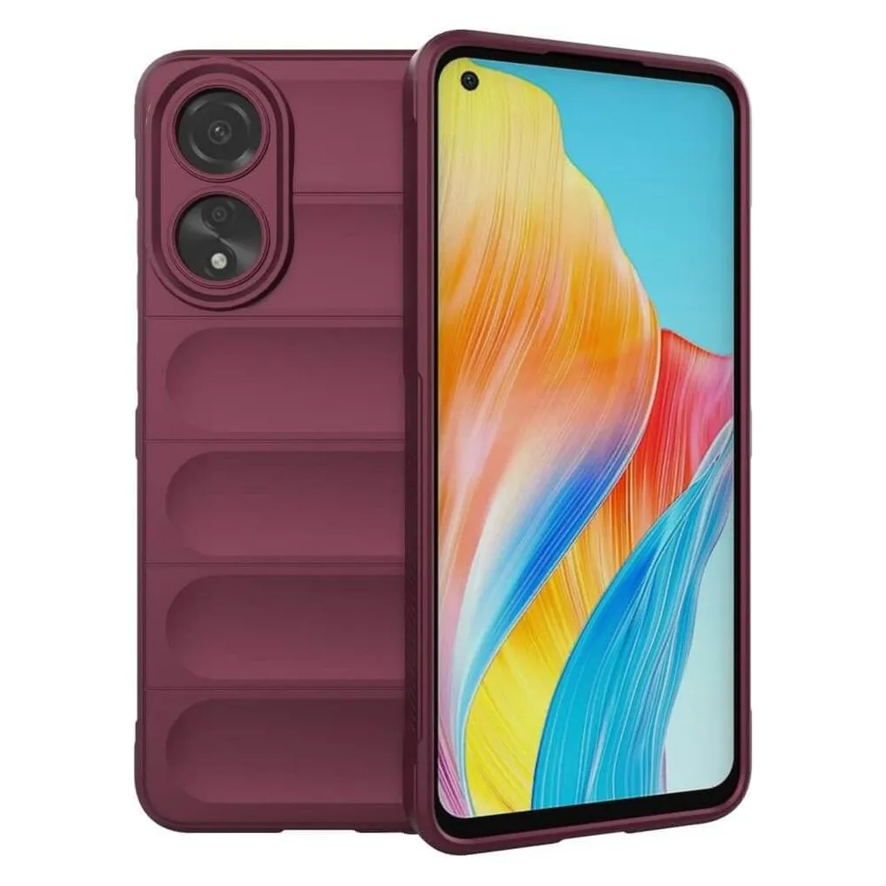 Cover-Discount OPPO A78 4G - Rugged Protective Cover weinrot