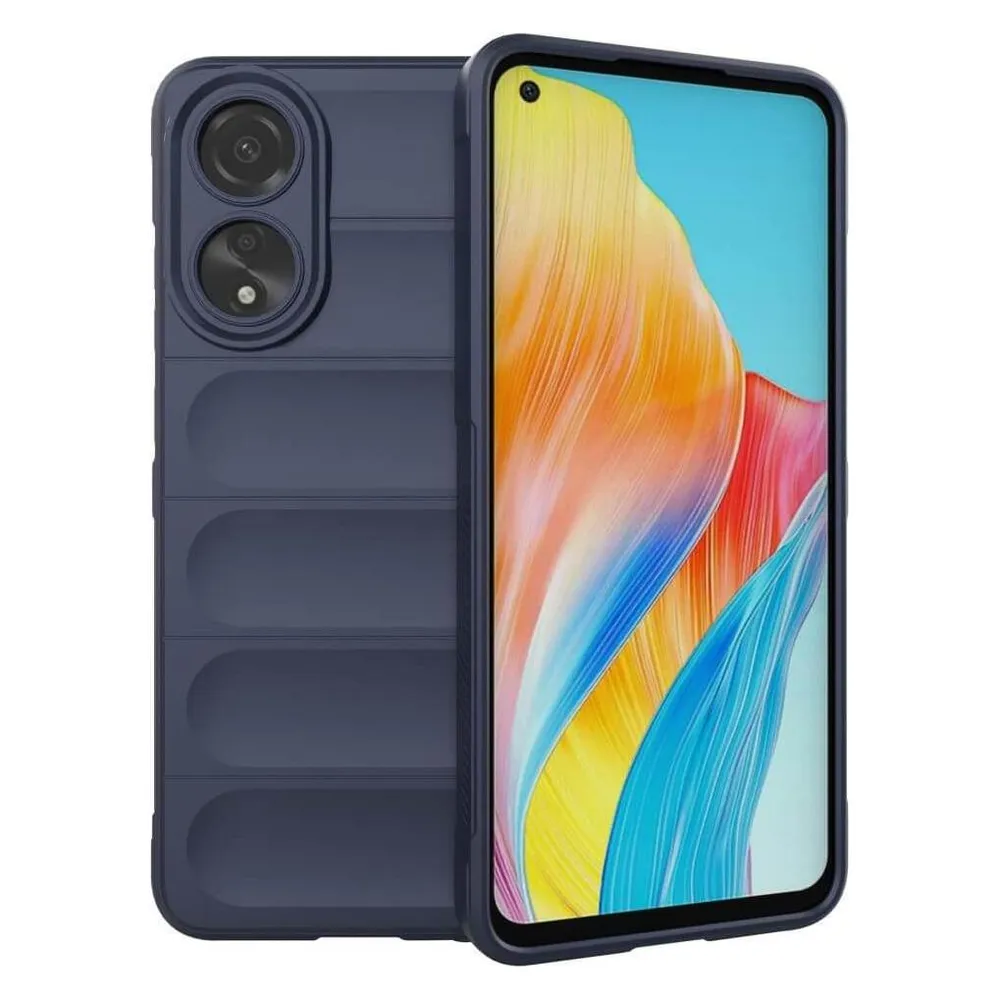 Cover-Discount OPPO A78 4G - Rugged Protective Cover dunkelblau