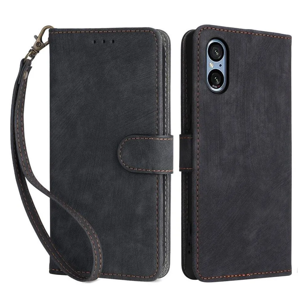 Cover-Discount Sony Xperia 5 V - Etui mit RFID Blocker schwarz