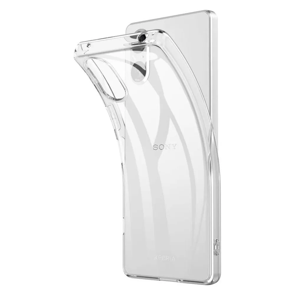 Cover-Discount Sony Xperia 5 V - Silikon Gummi Case transparent