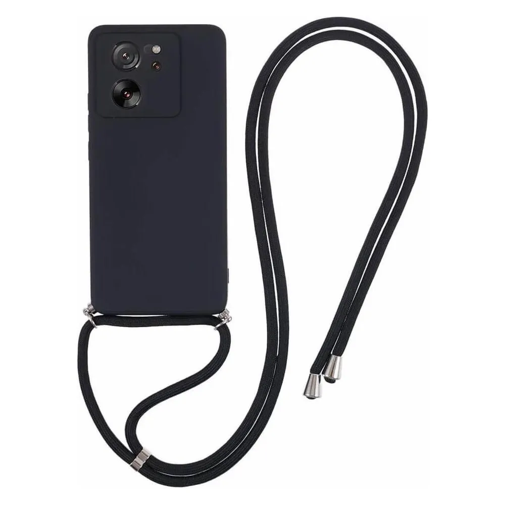 Cover-Discount Xiaomi 13T / 13T Pro - Hülle mit Umhängeband schwarz