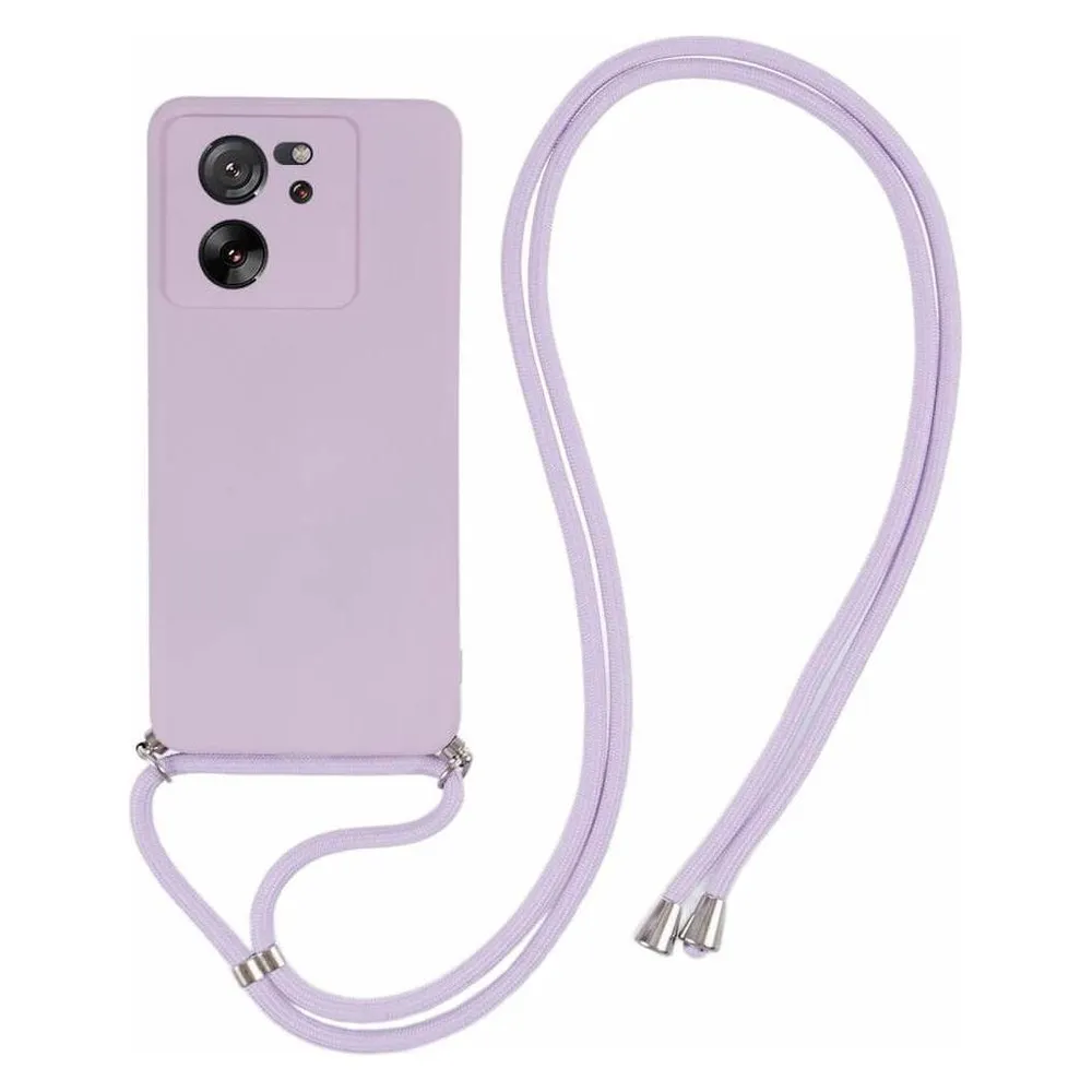 Cover-Discount Xiaomi 13T / 13T Pro - Hülle mit Umhängeband violett
