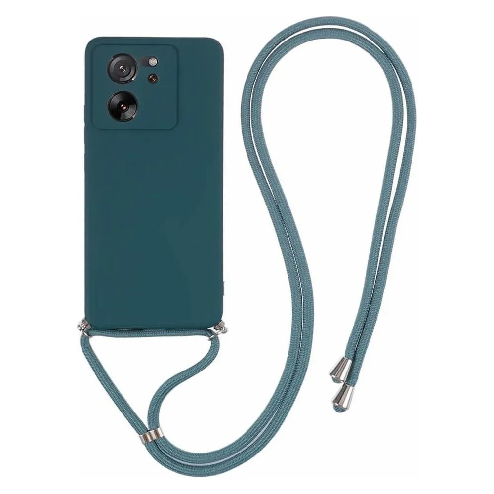 Cover-Discount Xiaomi 13T / 13T Pro - Hülle mit Umhängeband grün