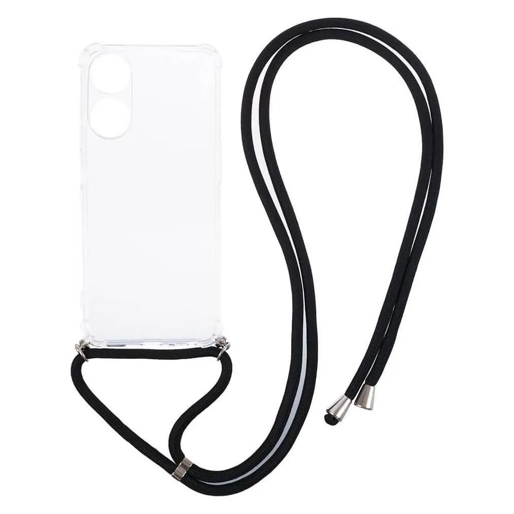 Cover-Discount OPPO A58 5G / A78 5G - Hülle mit Umhängeband transparent