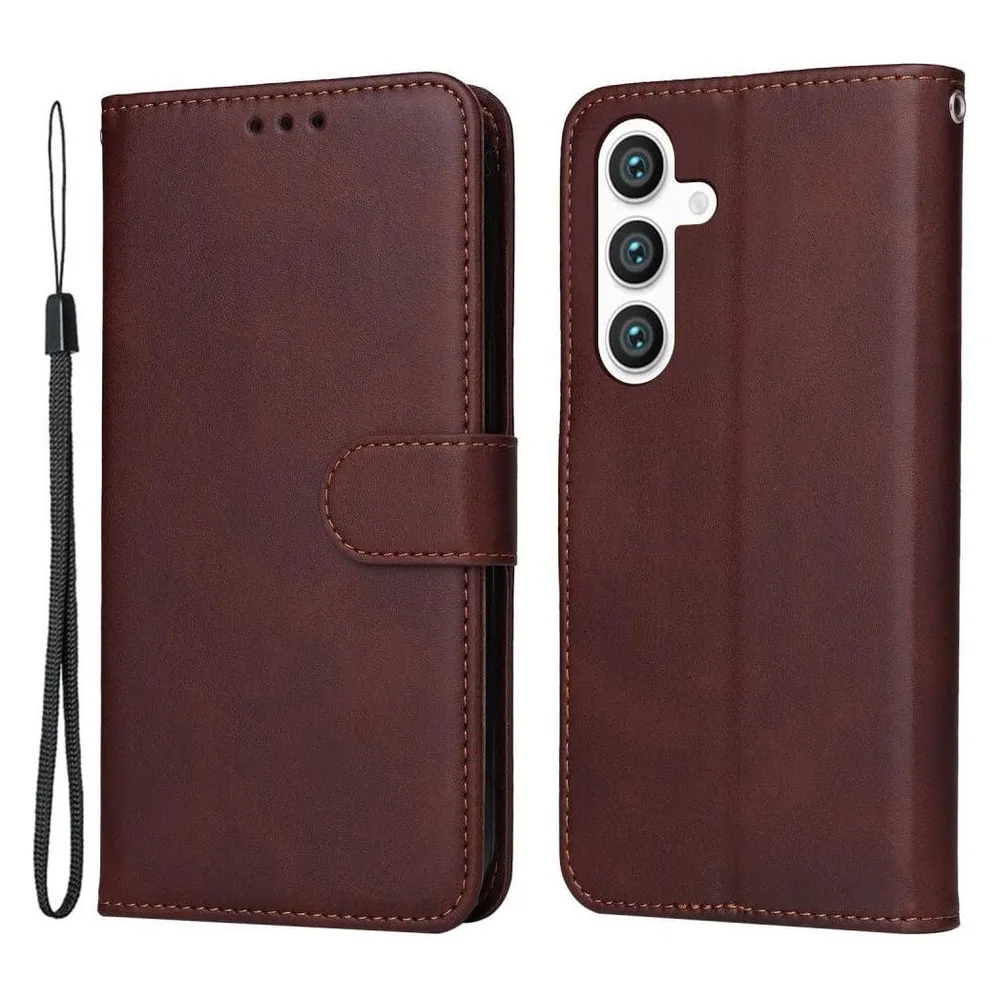 Cover-Discount Premium Handyhülle Etui schwarz (Samsung Galaxy S24)