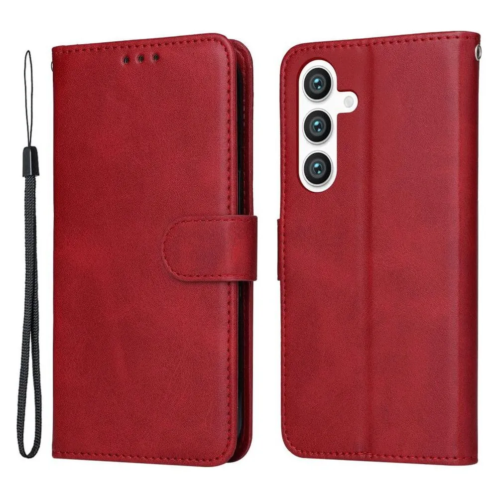 Cover-Discount Premium Handyhülle Etui rot (Samsung Galaxy S24)