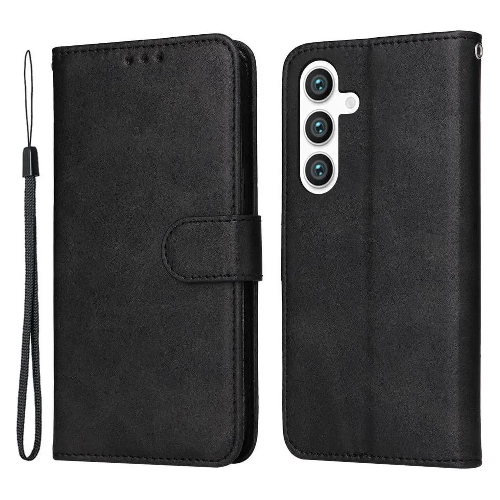 Cover-Discount Premium Handyhülle Etui blau (Samsung Galaxy S24)