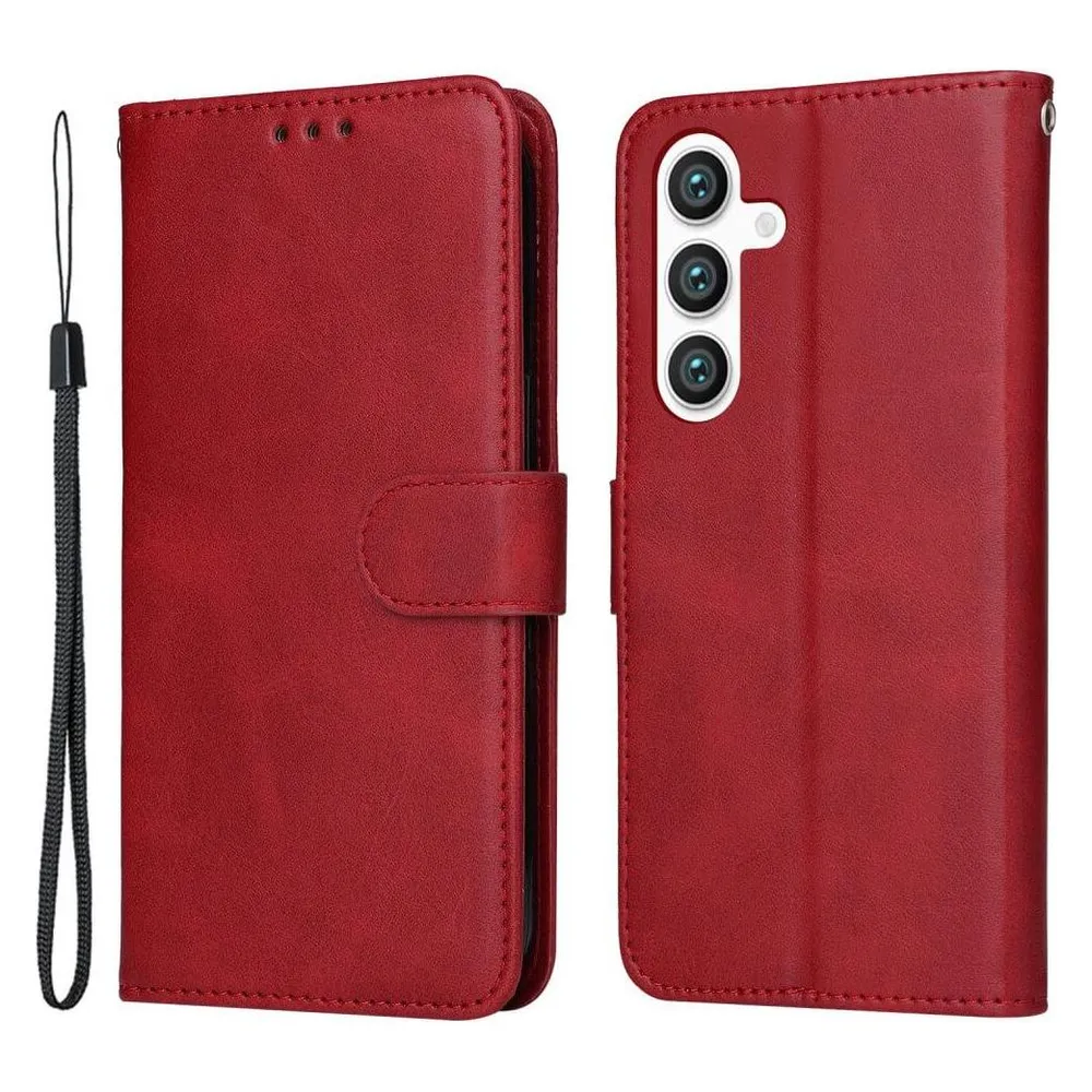 Cover-Discount Premium Handyhülle Etui rot (Samsung Galaxy S24+)