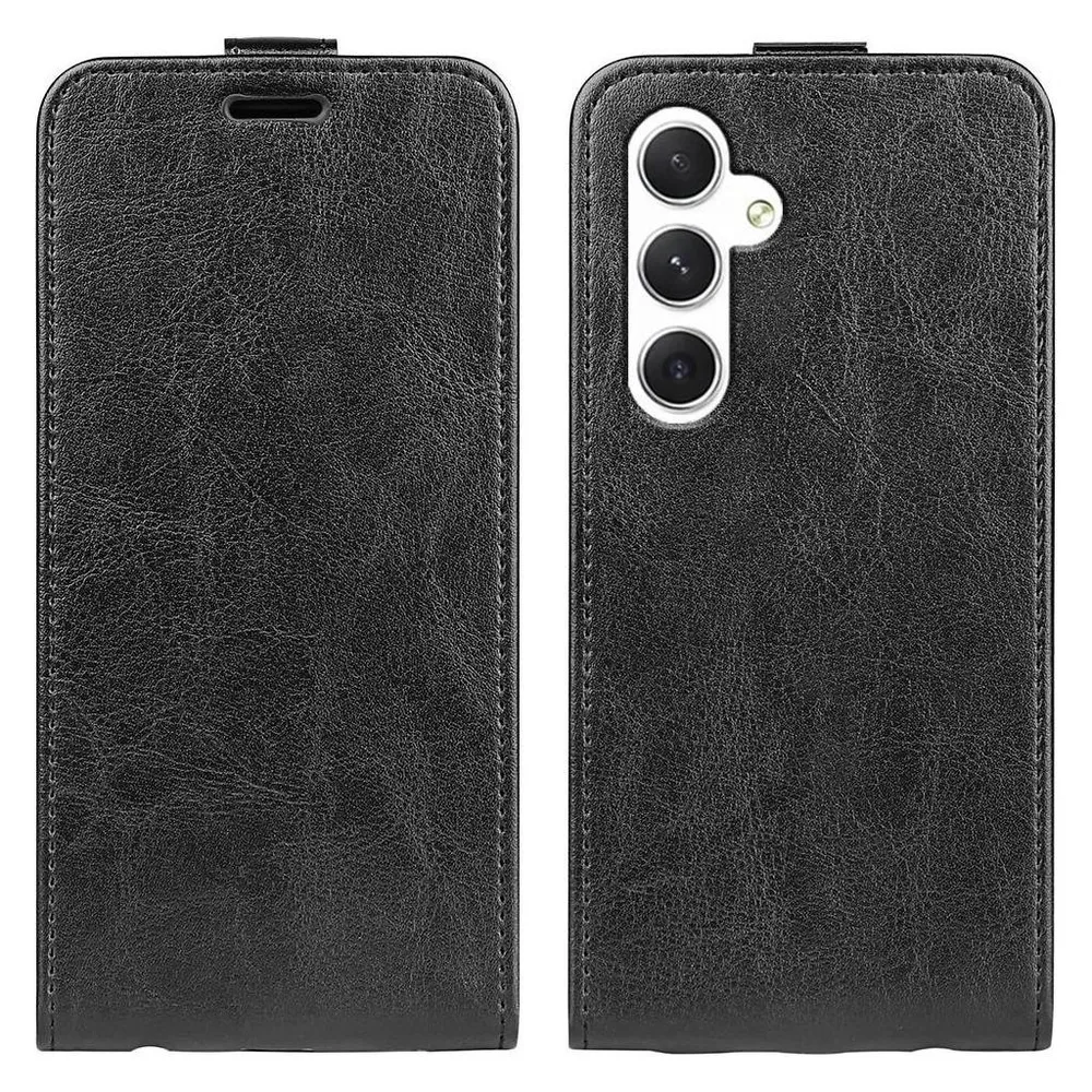 Cover-Discount Klassisches Flip Case vertikal schwarz (Samsung Galaxy S24)