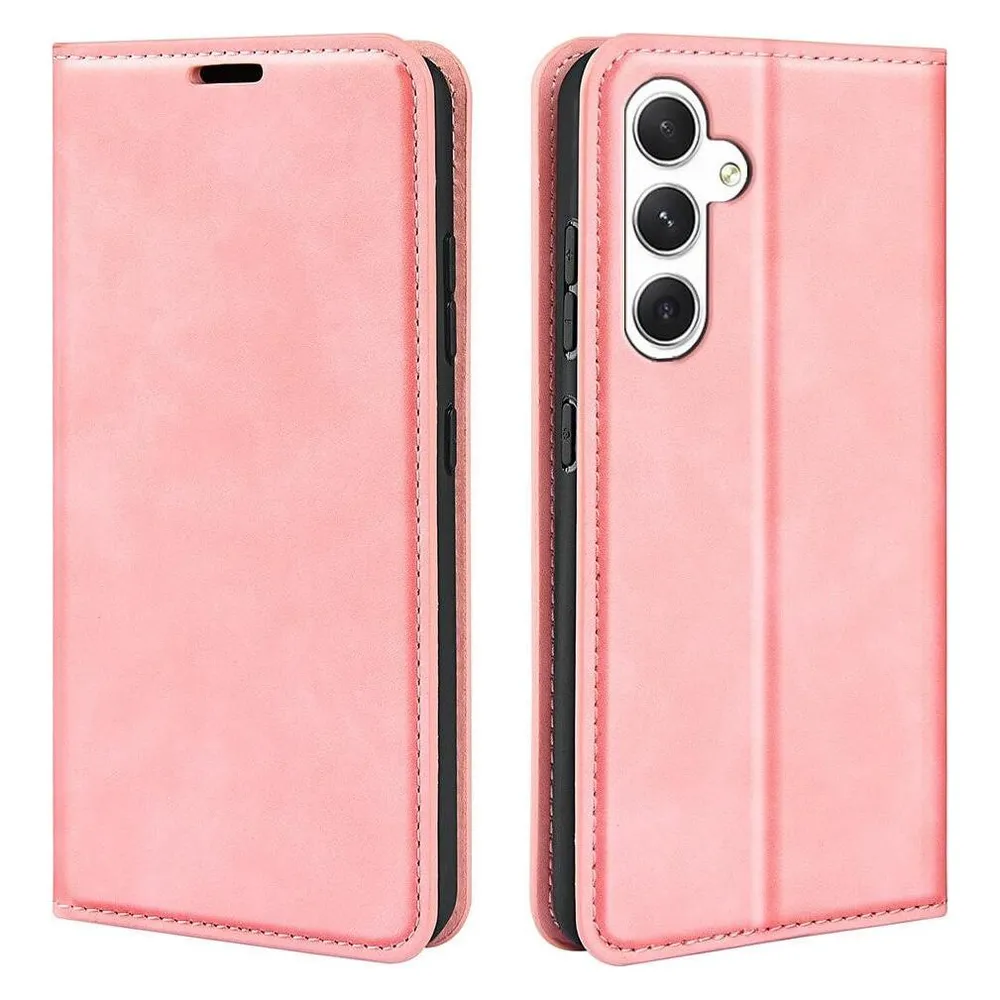 Cover-Discount Stand Flip Case Hülle rosa (Samsung Galaxy S24)