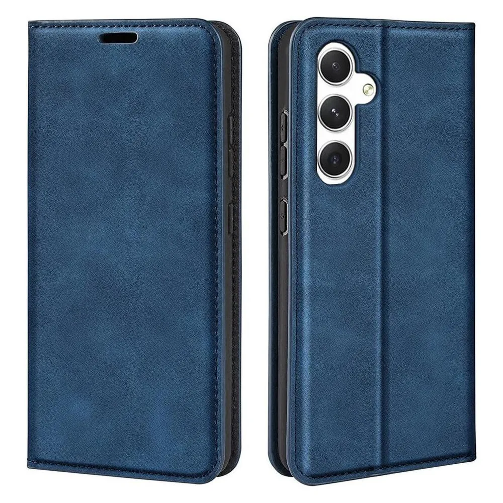 Cover-Discount Stand Flip Case Hülle blau (Samsung Galaxy S24)