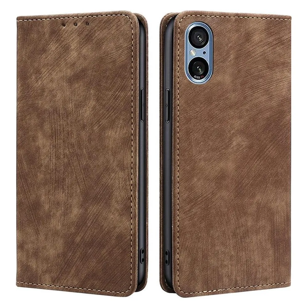 Cover-Discount Sony Xperia 5 V - Hülle mit RFID Blocker braun