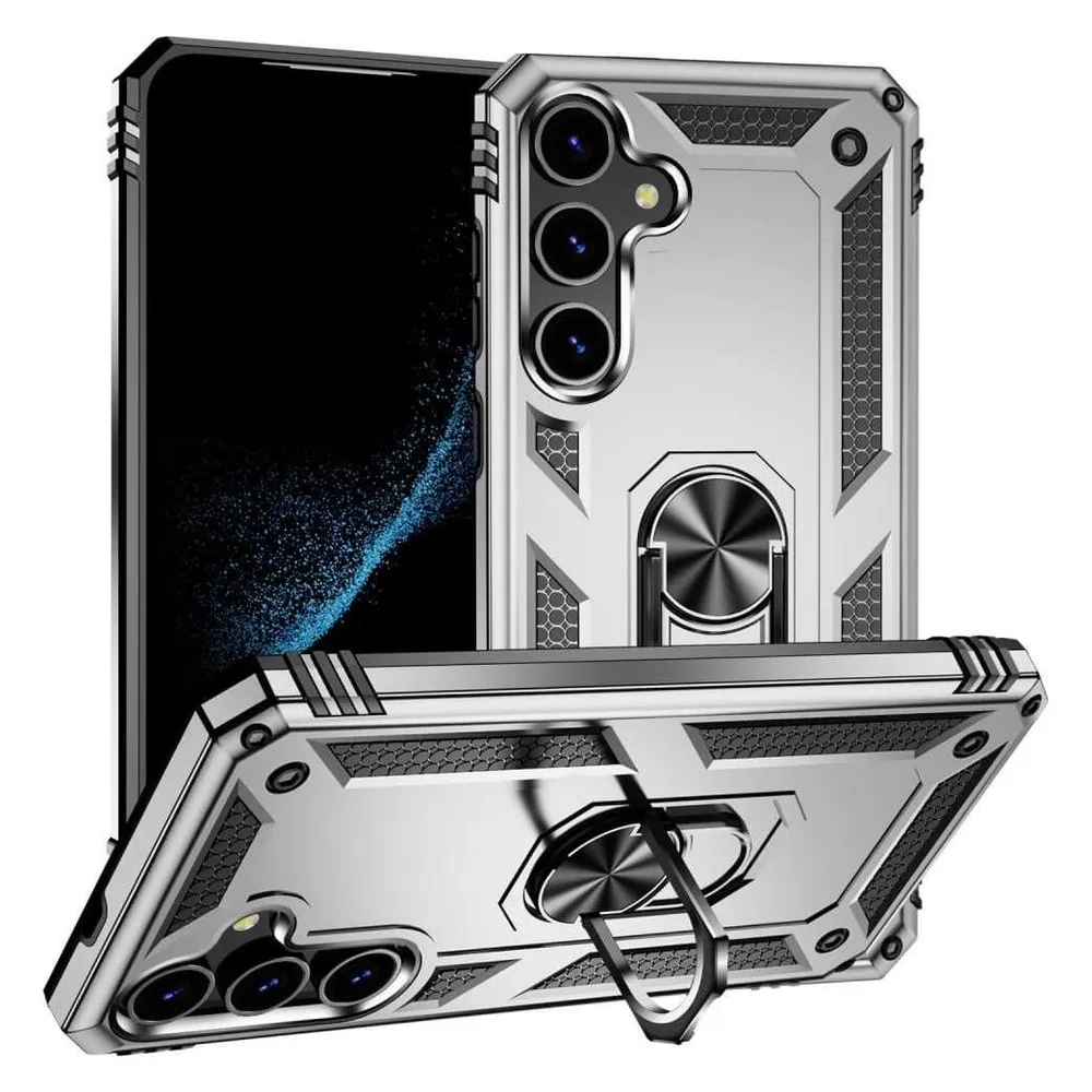 Cover-Discount Armor Case mit Kickstand rosa (Samsung Galaxy S24)
