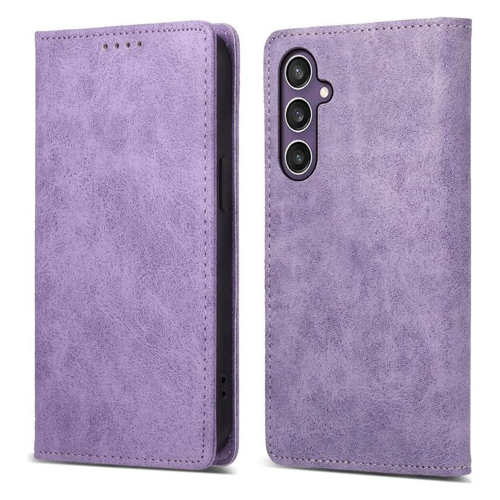 Cover-Discount Hülle mit RFID Blocker violett (Samsung Galaxy S24)