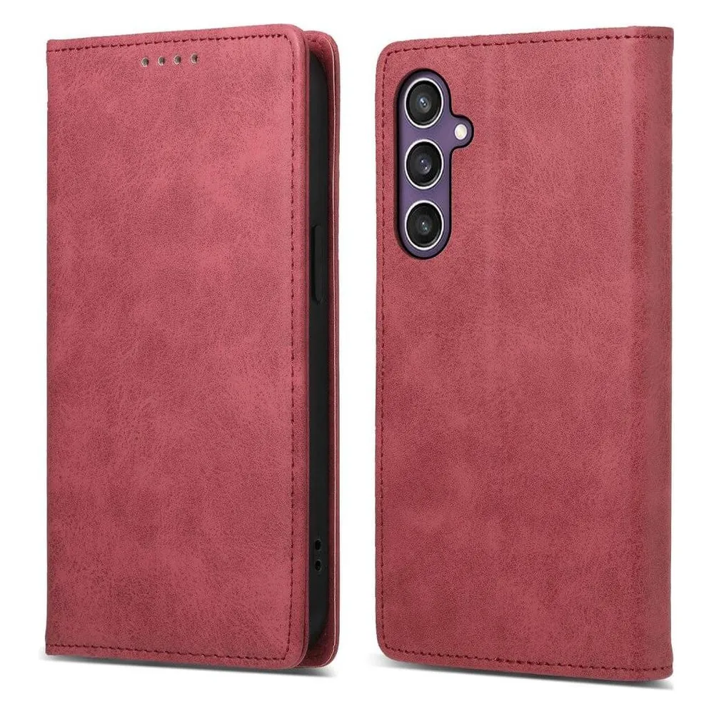 Cover-Discount Hülle mit RFID Blocker rot (Samsung Galaxy S24)