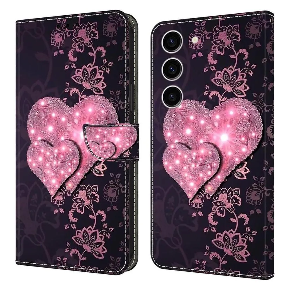 Cover-Discount 3D-Effekt Hülle Etui Herzen (Samsung Galaxy S24)